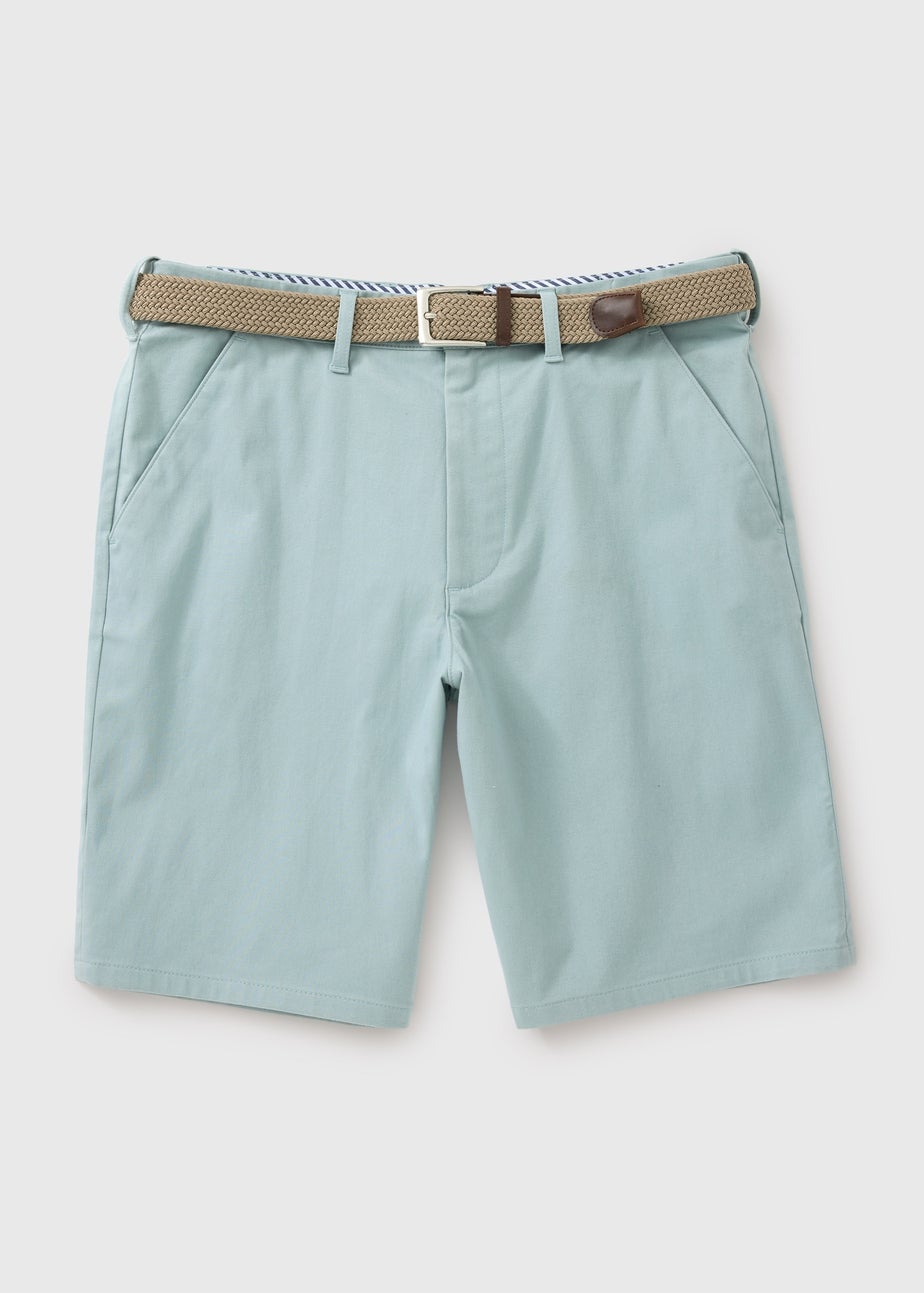 Sage Green Chino Shorts
