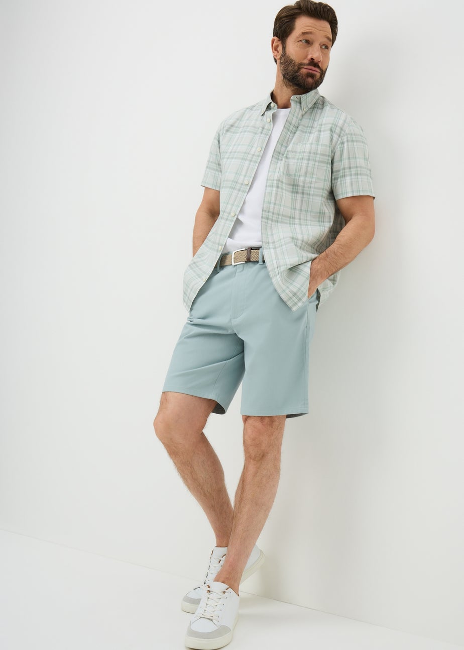 Sage Green Chino Shorts