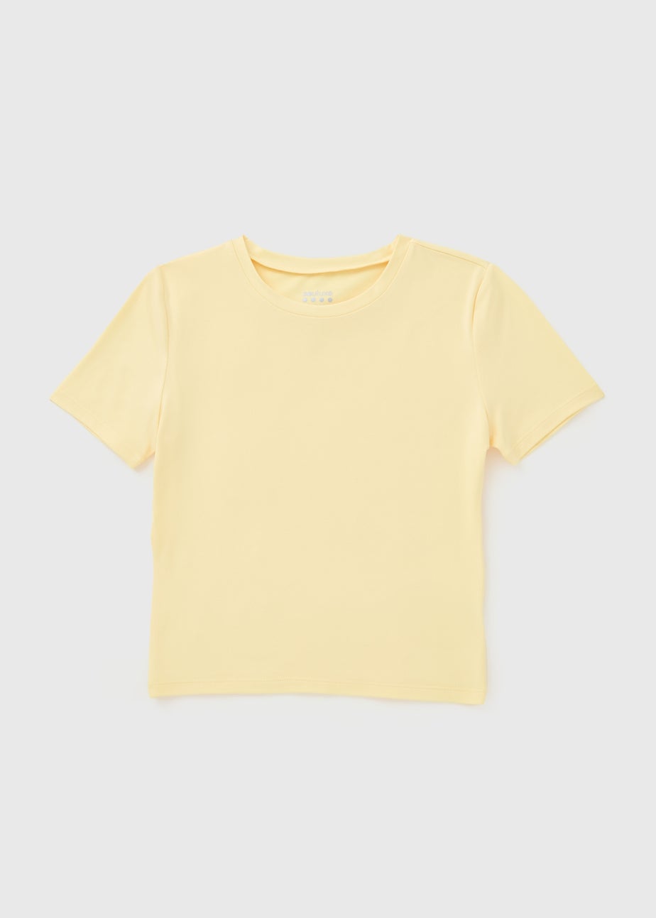 Souluxe Girls Yellow Soft Touch T-Shirt (7-15yrs)