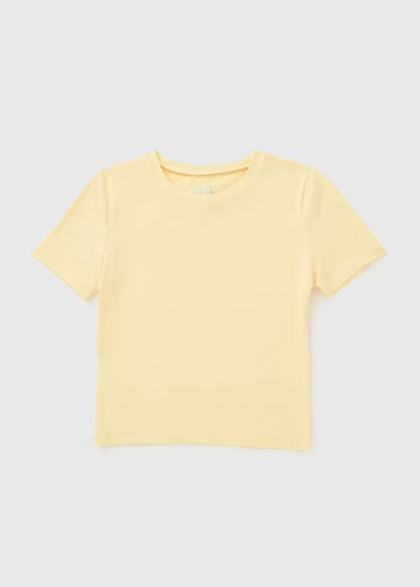 Souluxe Girls Yellow Soft Touch T-Shirt (7-15yrs)