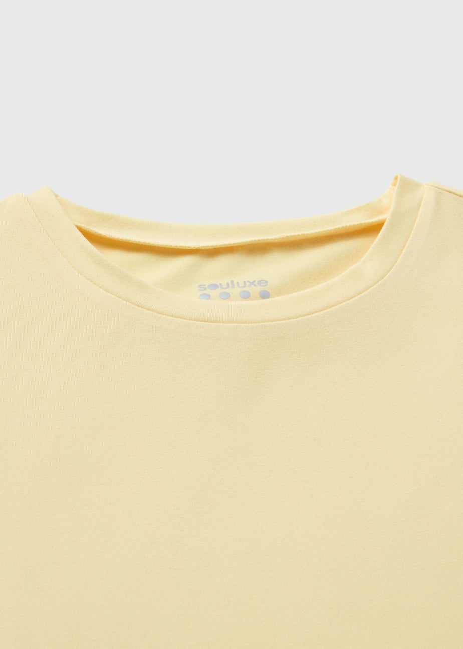 Souluxe Girls Yellow Soft Touch T-Shirt (7-15yrs)