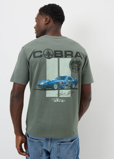 Green Shelby Cobra Printed T-Shirt