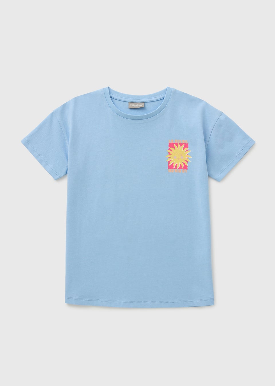 Girls Blue Sun T-Shirt (7-15yrs)