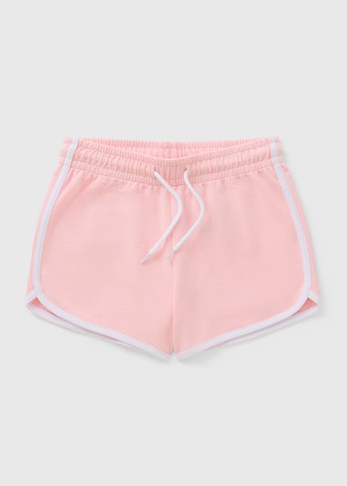 Girls Pink Runner Shorts (7-15yrs)