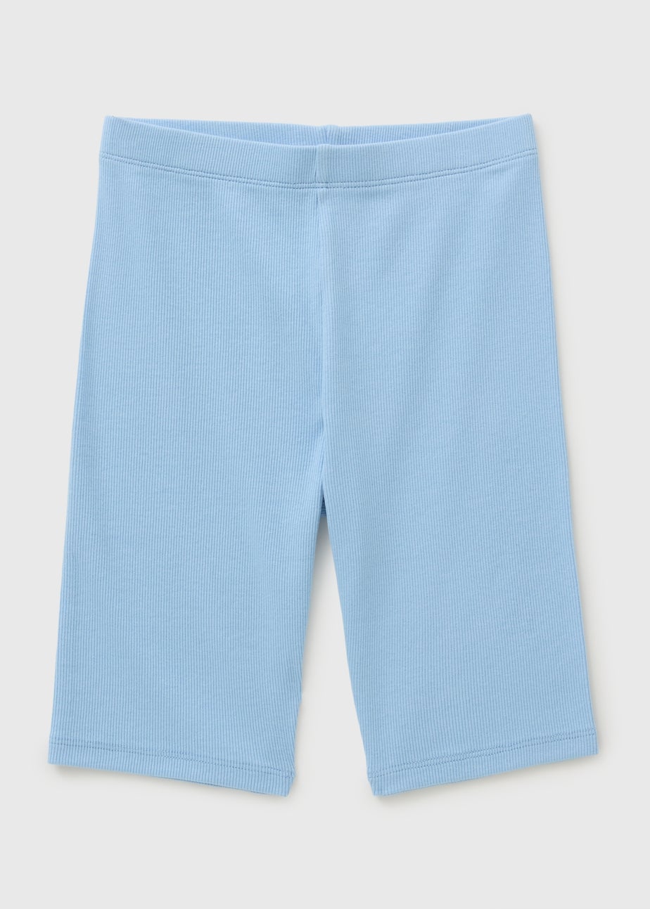Girls Blue Cycle Shorts (7-15yrs)