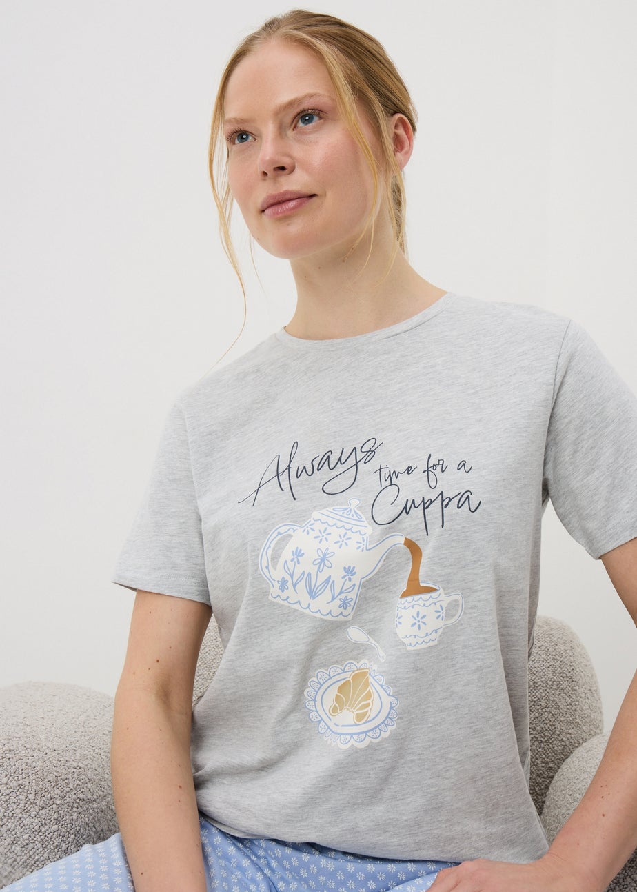 Grey Tea Time Pyjama Set