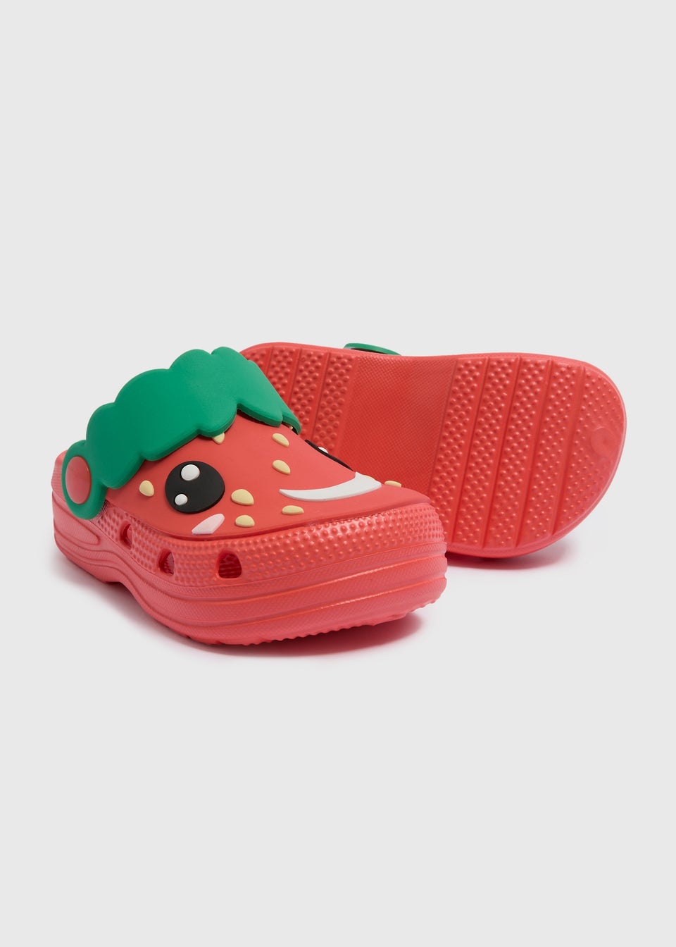 Kids Red Strawberry Clogs (Younger 4/5-Older 1/2)