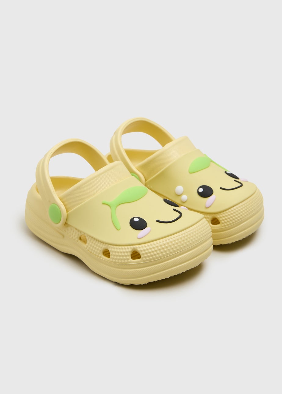 Kids Yellow Lemon Clogs (Younger 4/5-Older 1/2)