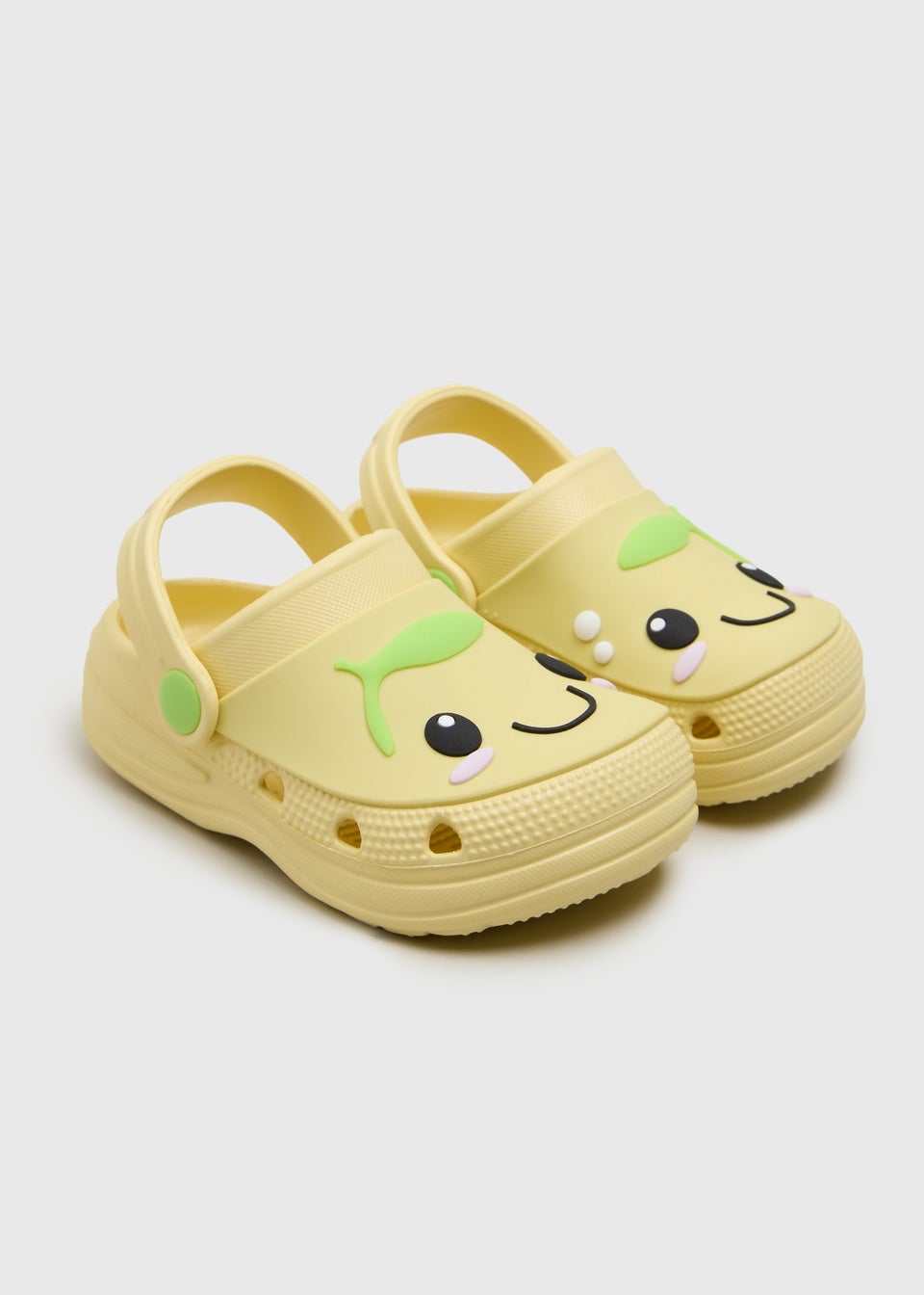 Kids Yellow Lemon Clogs (Younger 4/5-Older 1/2)