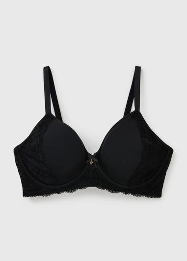 DD+ Black Lace Comfort Minimise Bra