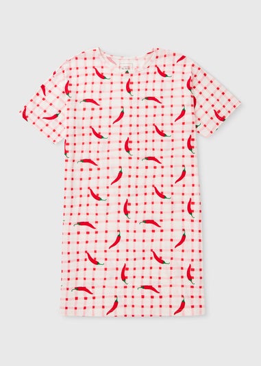 Red Chilli T-Shirt Nightie