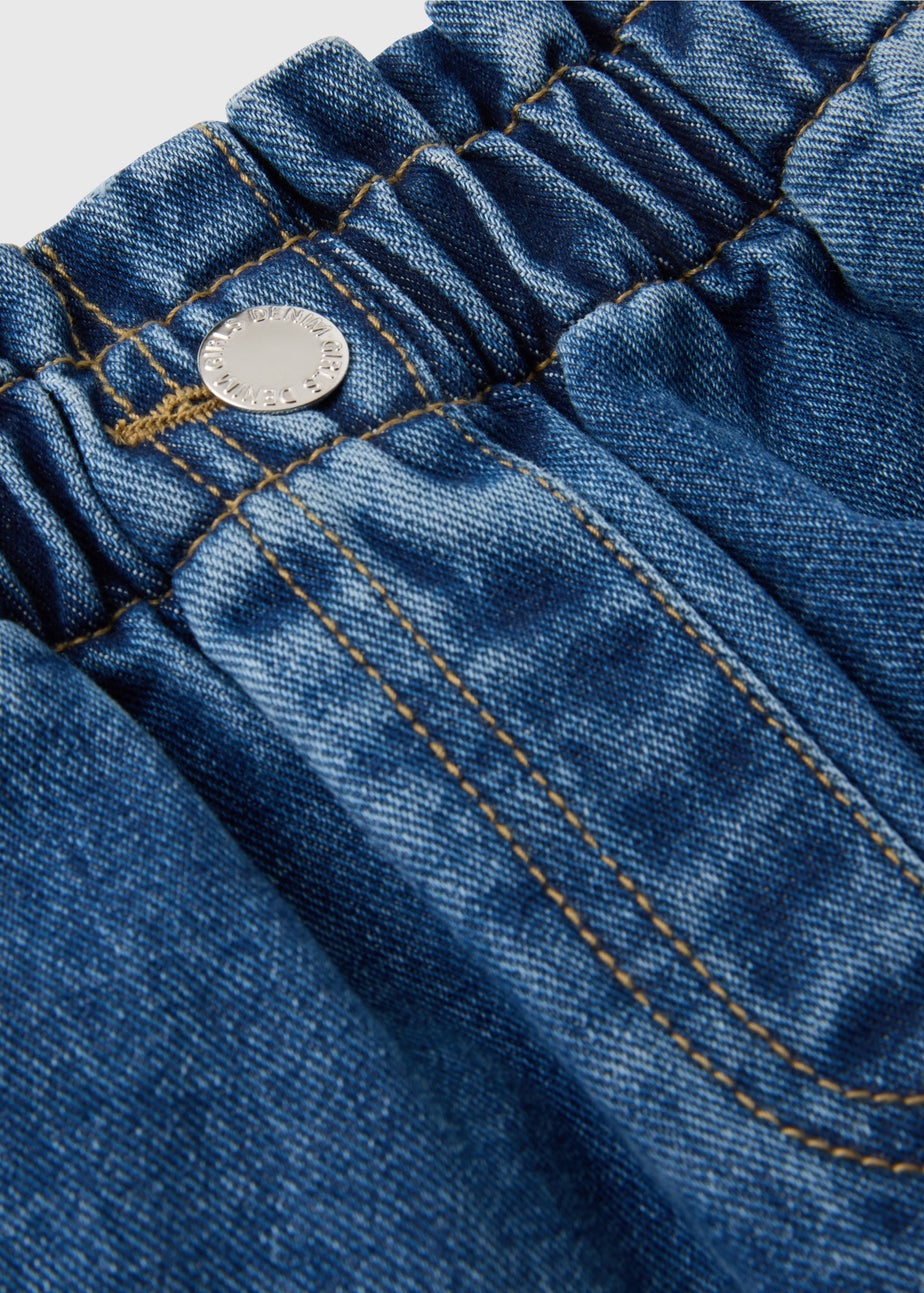 Girls Mid Wash Denim Shorts (7-15yrs)