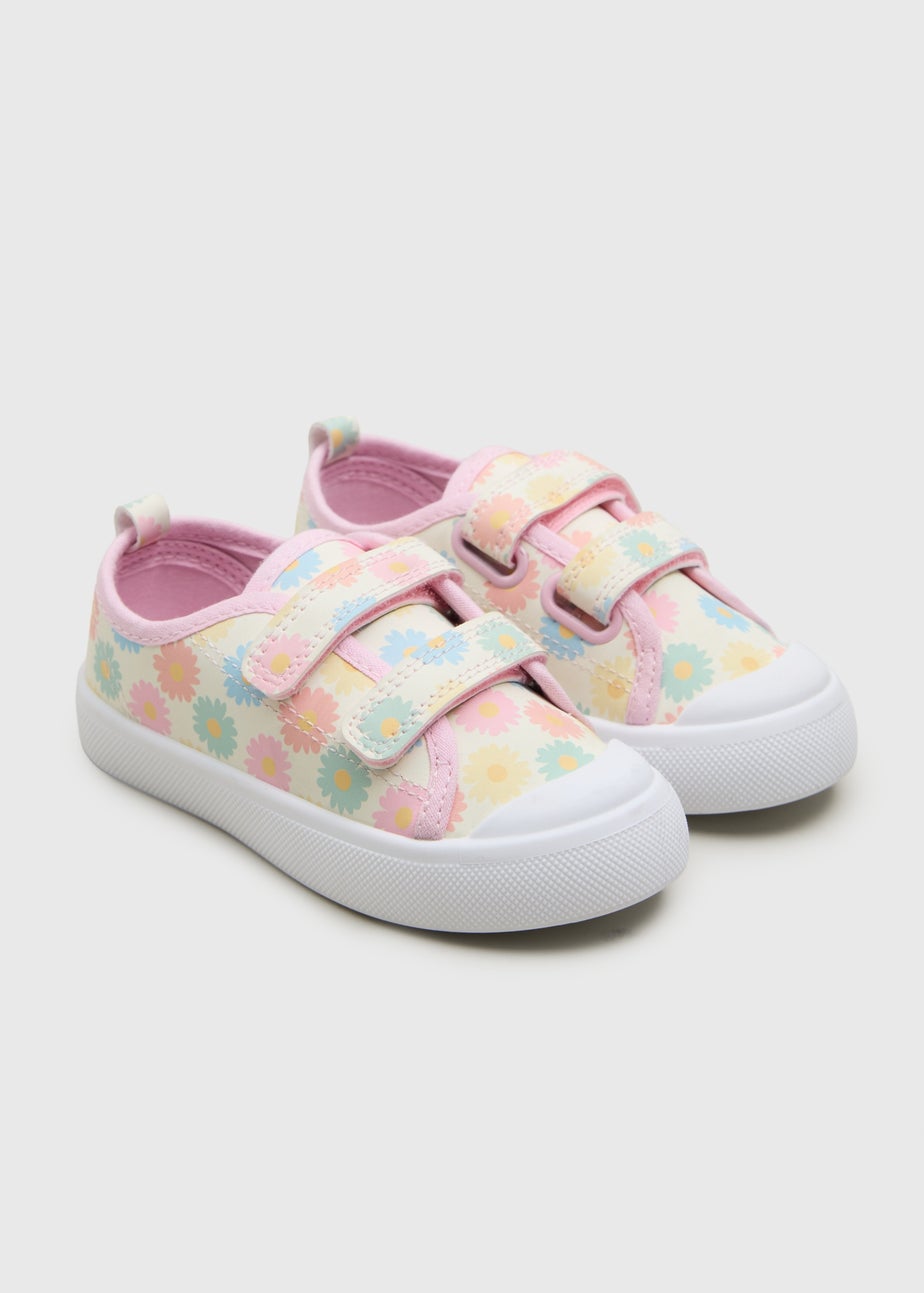 Girls Multicolour Daisy Canvas Shoes (Younger 4-12)