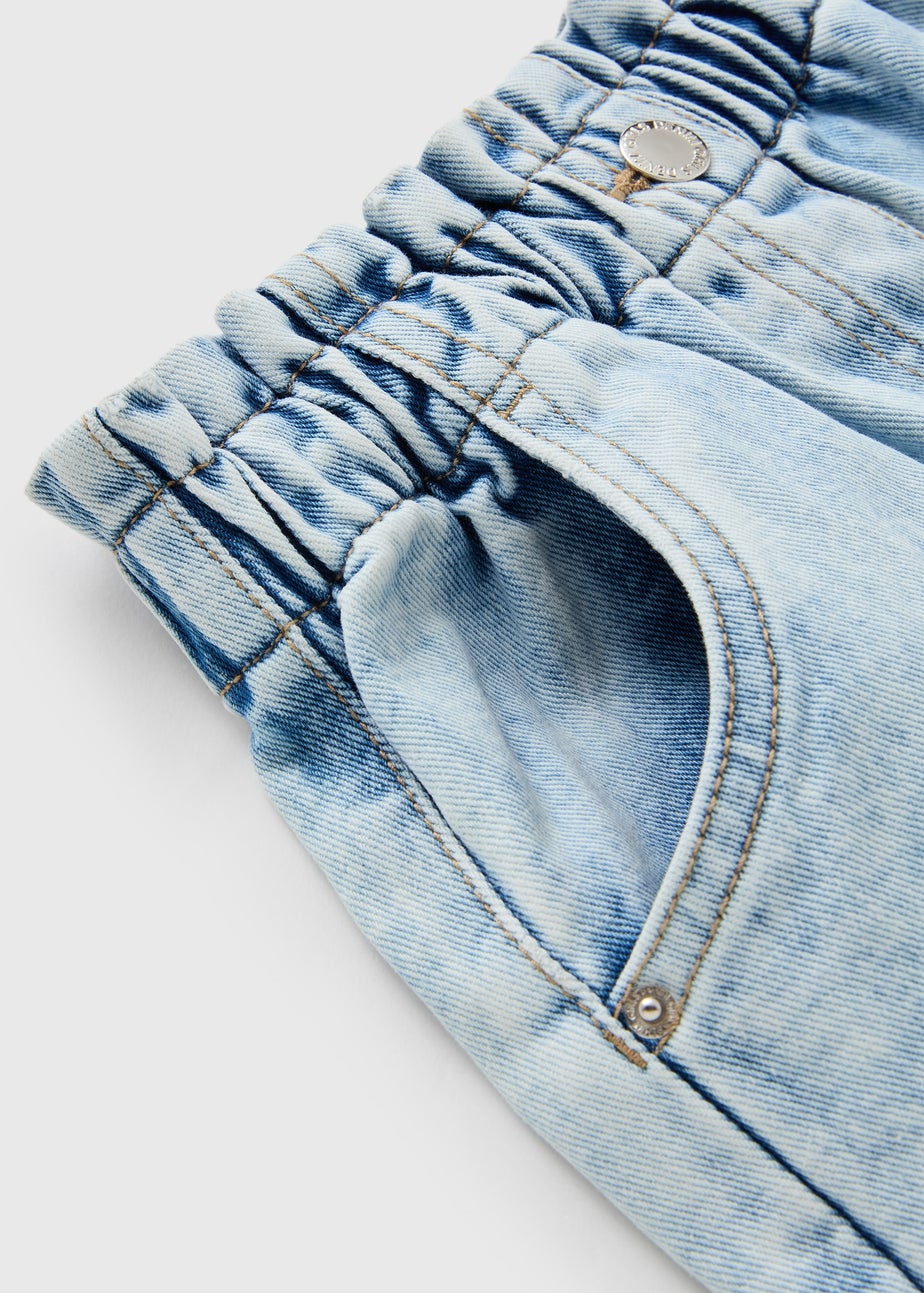 Girls Light Blue Denim Shorts (7-15yrs)