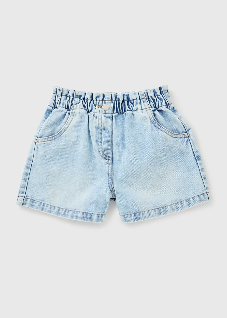 Girls Light Blue Denim Shorts (7-15yrs)