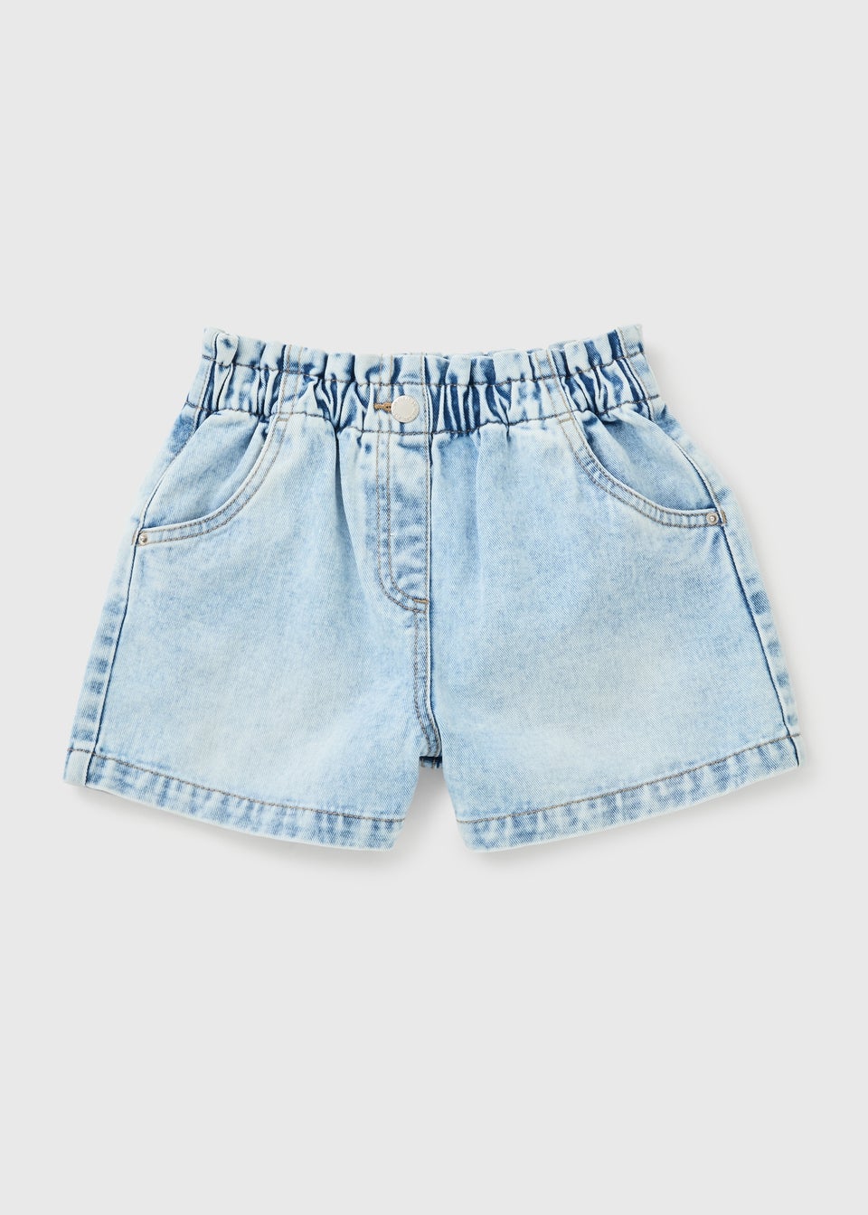 Girls Light Blue Denim Shorts (7-15yrs)