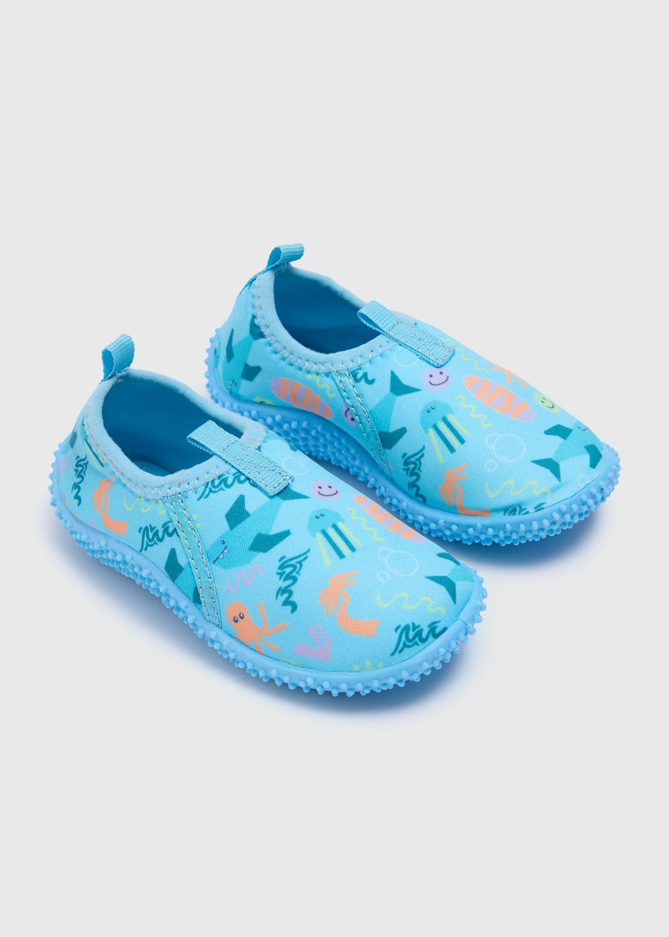 Kids Blue Sealife Swim Shoes (Younger 4-12)