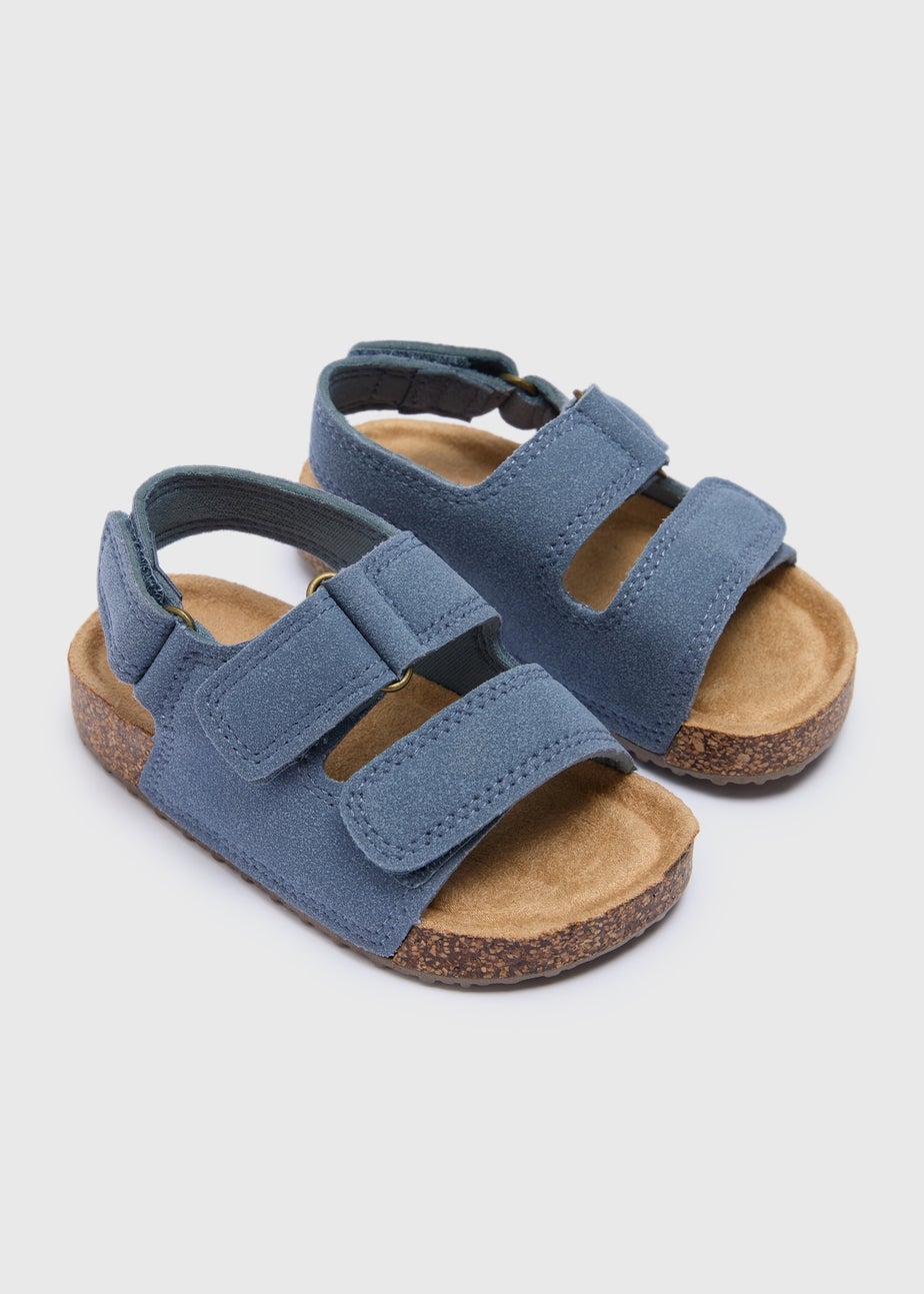 Boys Blue Footbed Sandals (Younger 4-12)
