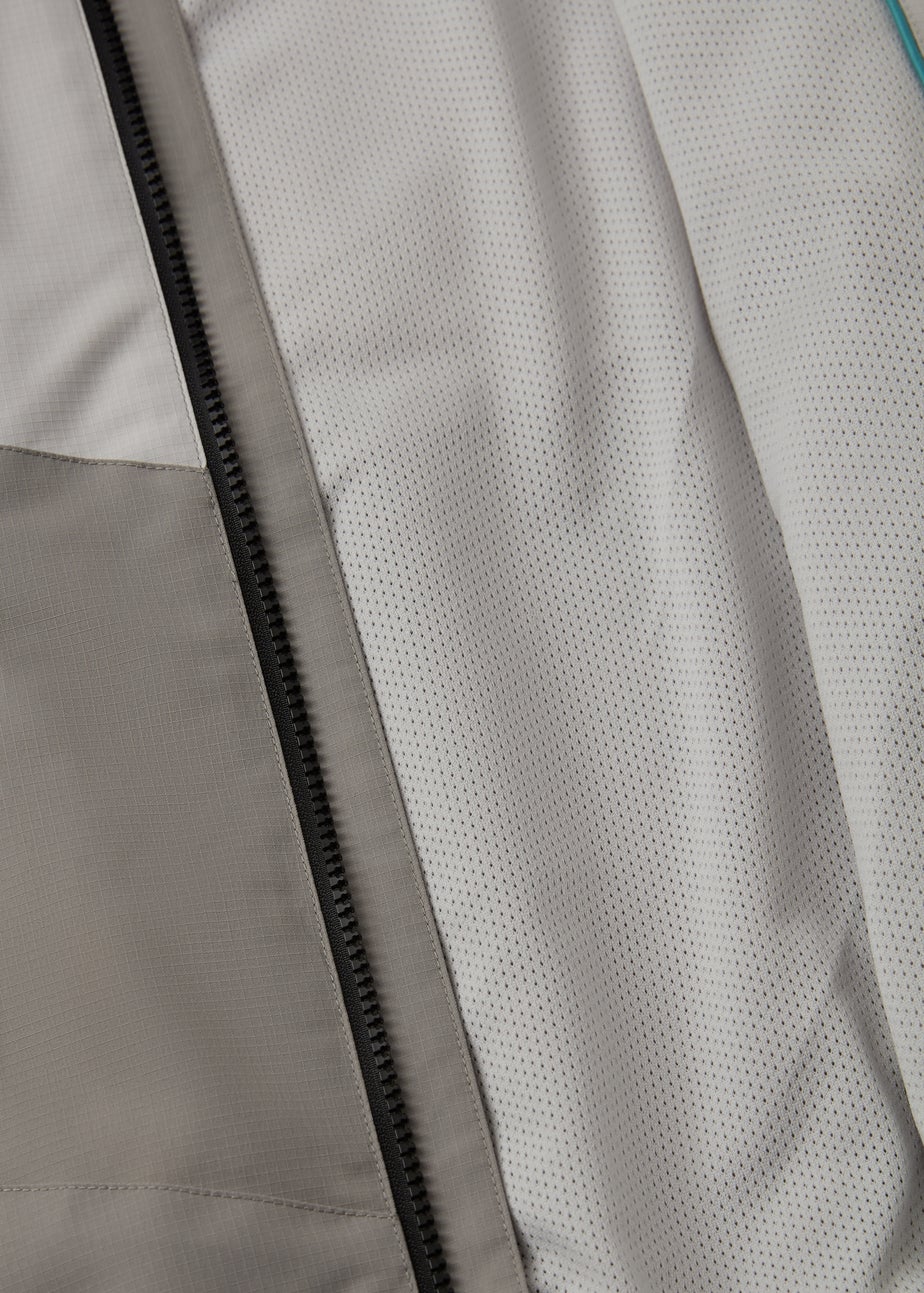 Boys Grey Cut & Sew Windbreaker Jacket (7-15yrs)