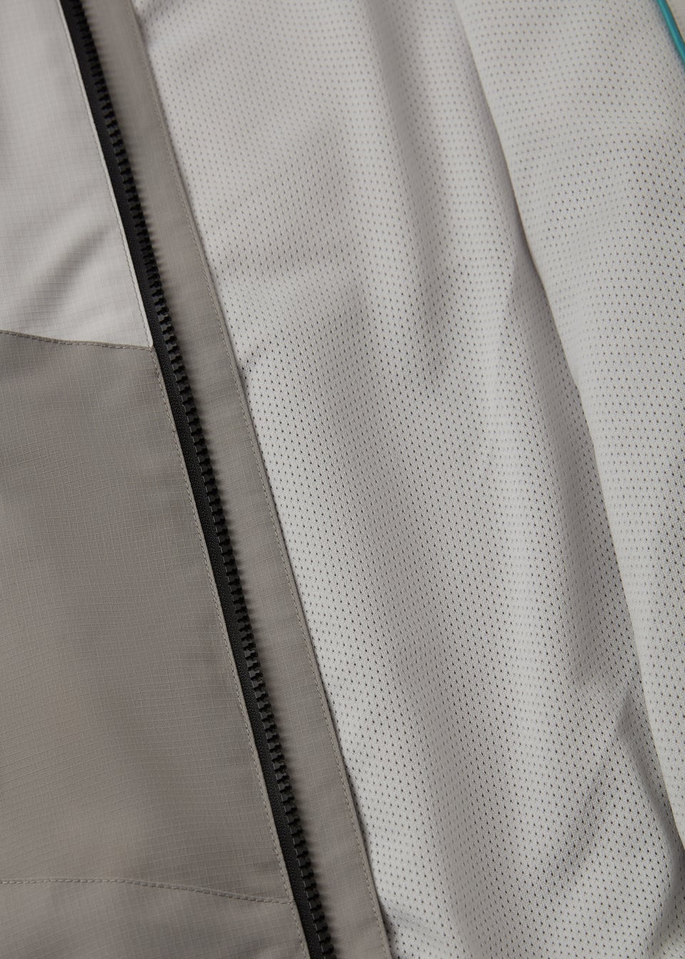 Boys Grey Cut & Sew Windbreaker Jacket (7-15yrs)