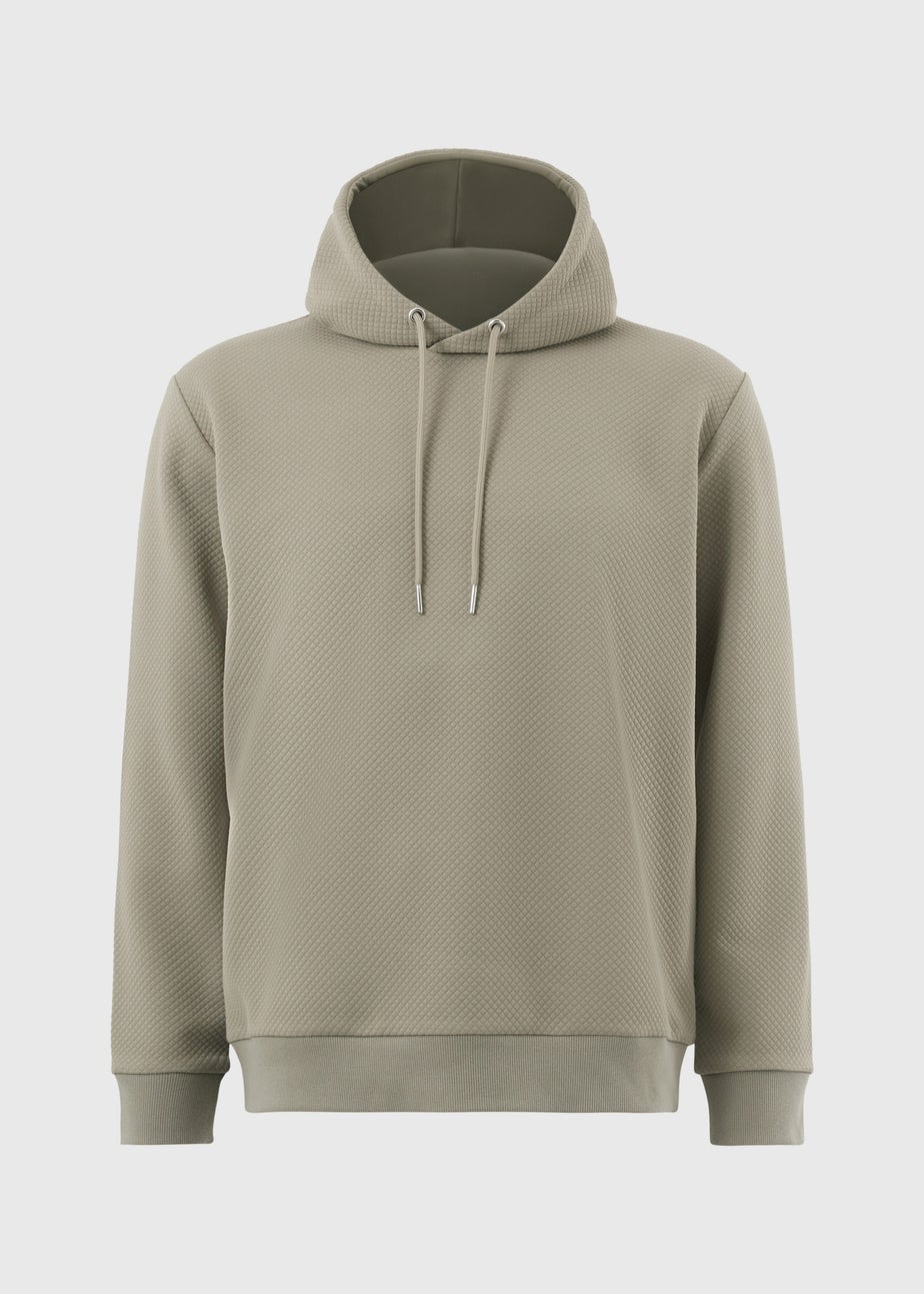 Sage Green Textured Hoodie