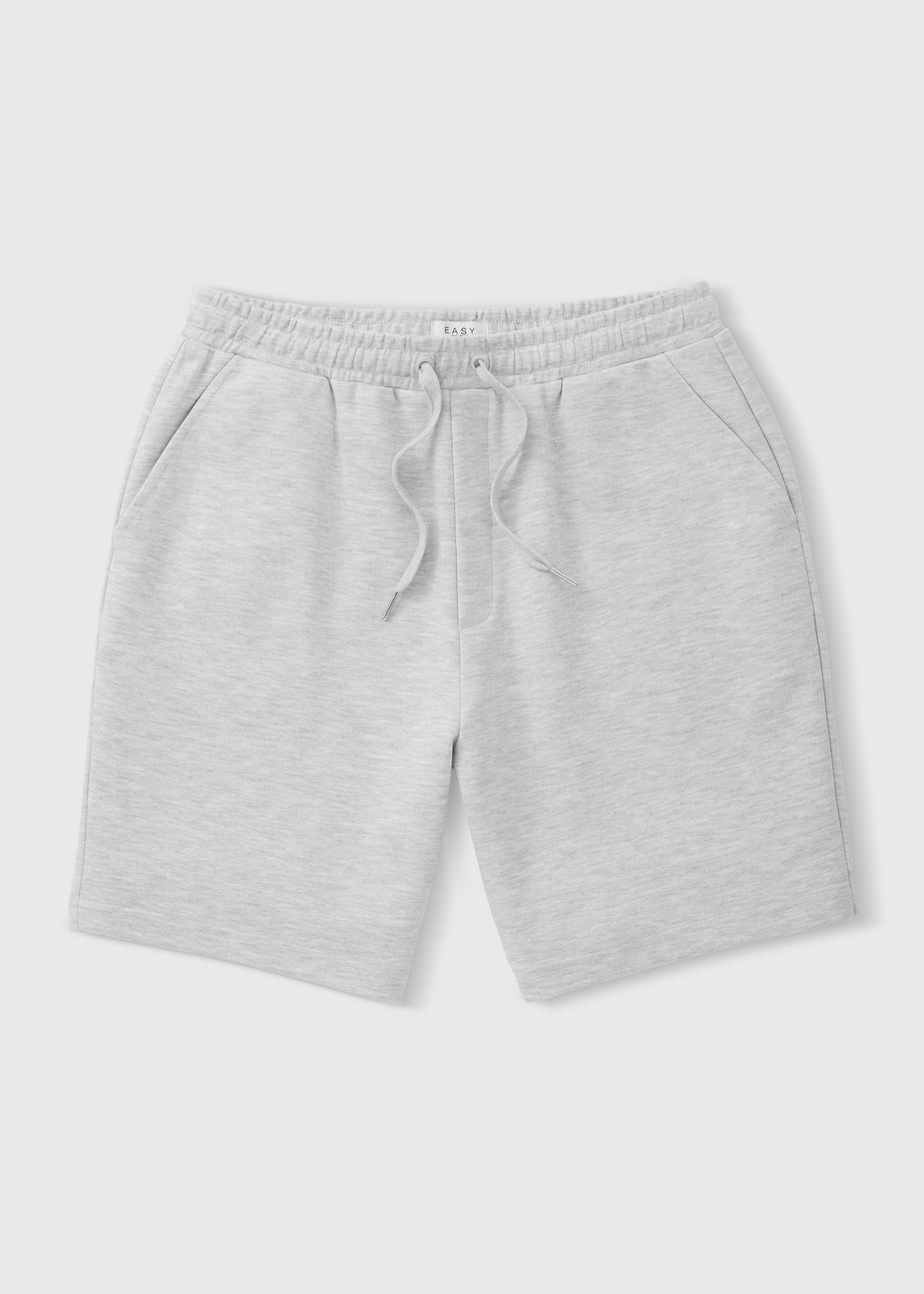 Grey Marl Elevated Co Ord Jogging Shorts