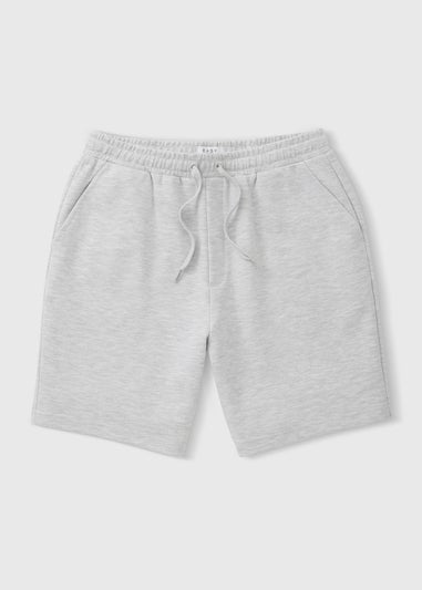 Grey Marl Elevated Co Ord Jogging Shorts