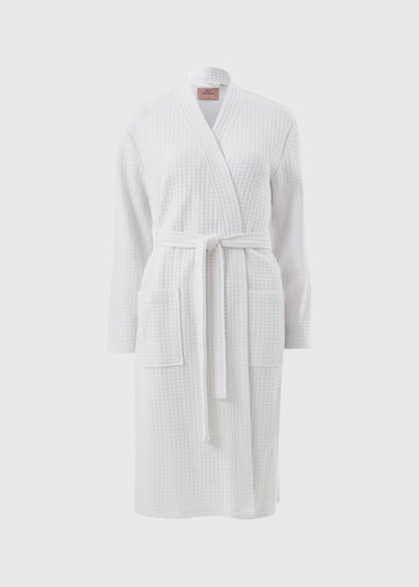 White Waffle Dressing Gown