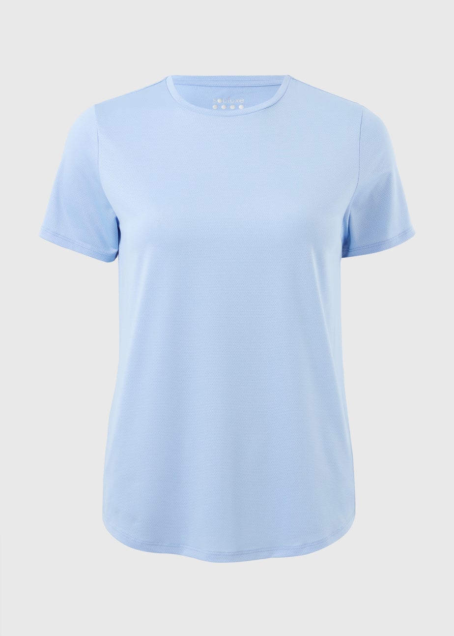 Souluxe Light Blue Sports T-Shirt