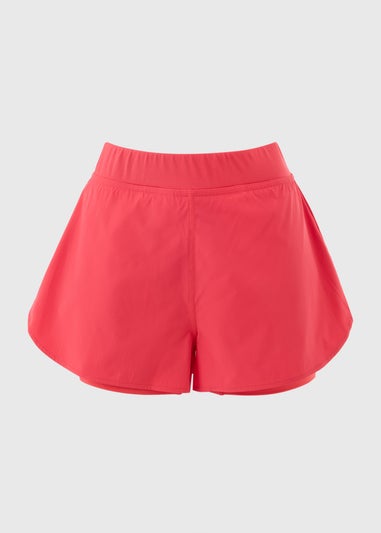 Souluxe Coral 2 in 1 Sports Shorts