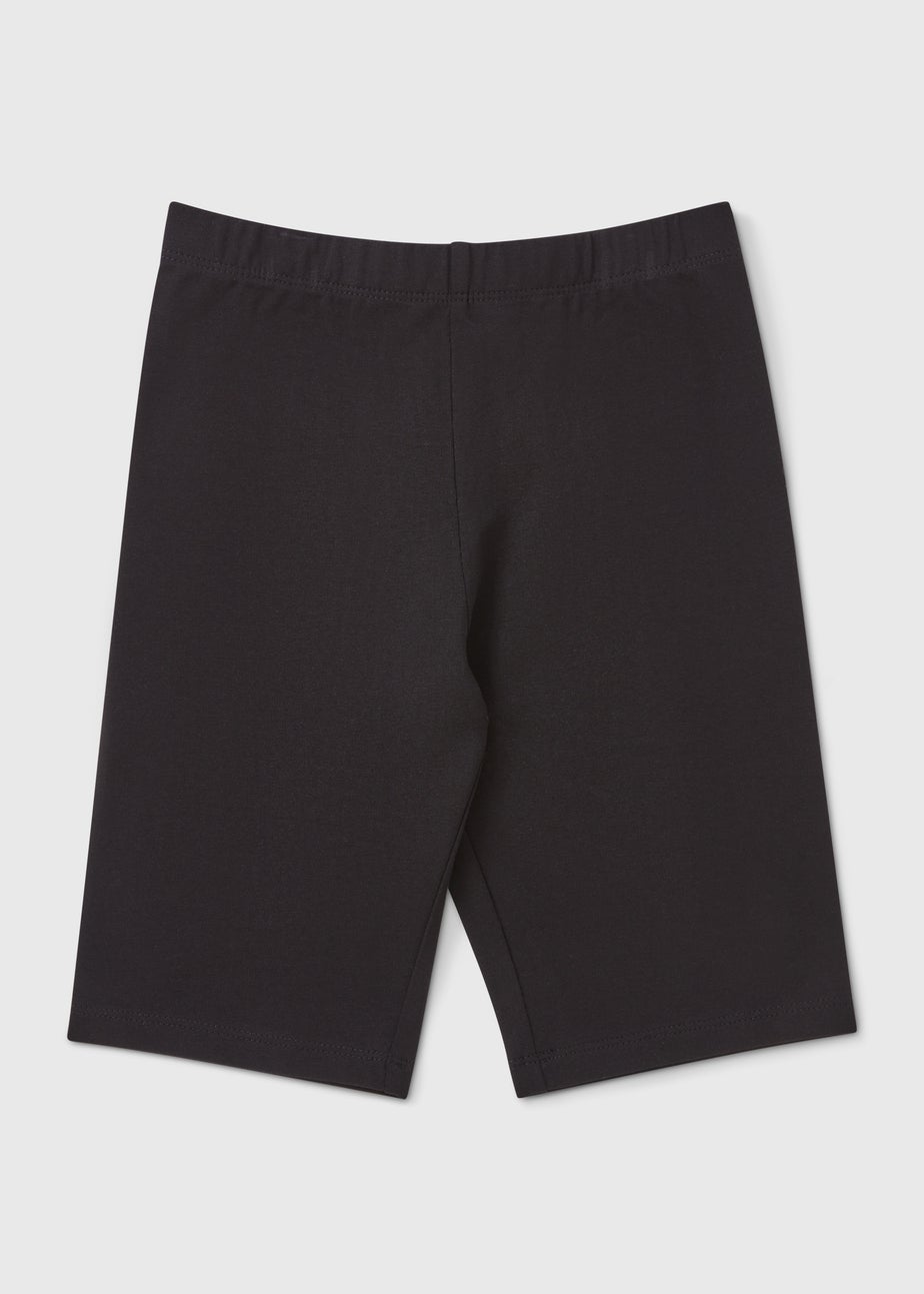 Girls Black Cycling Shorts (7-15yrs)