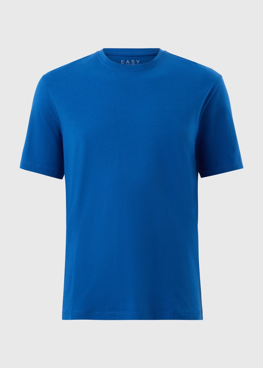 Blue Essential Crew Neck T-Shirt