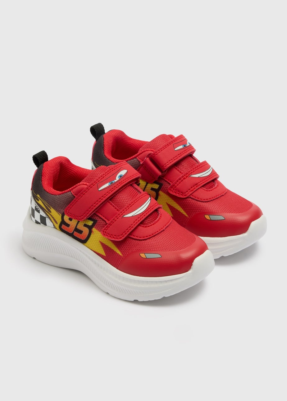 Cars Kids Red Trainers (Younger 4-12)