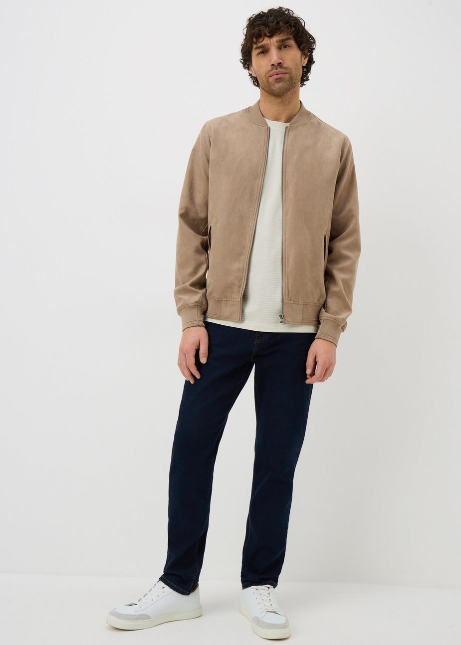 Ecru Textured T-Shirt