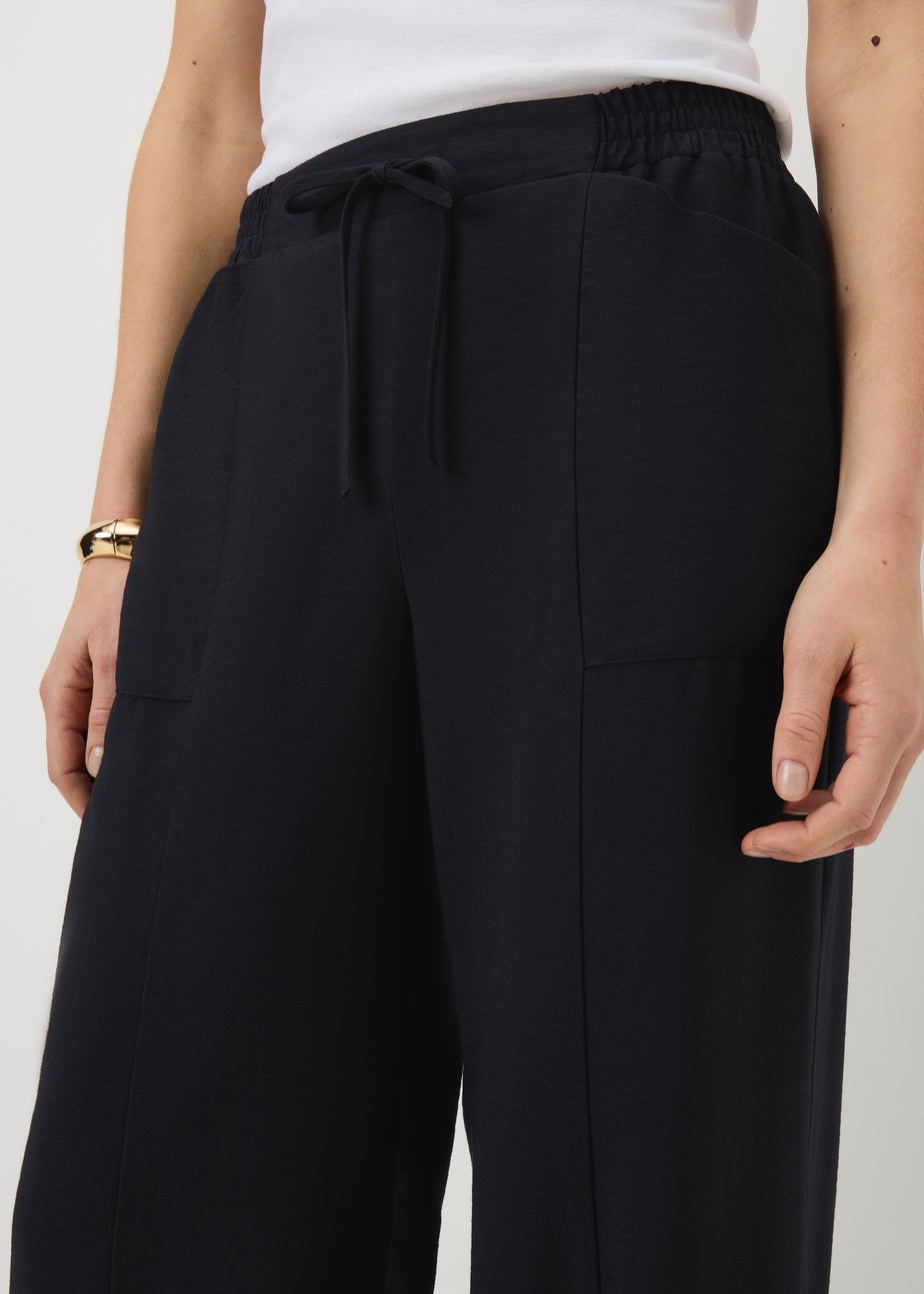 Black Cuffed Trousers
