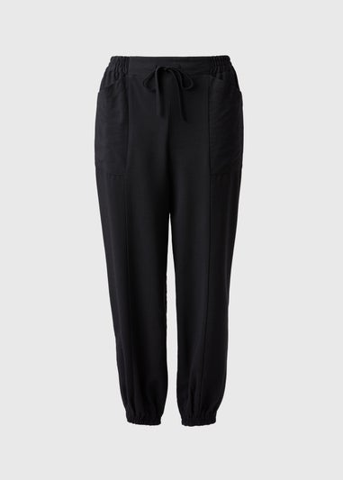 Black Cuffed Trousers