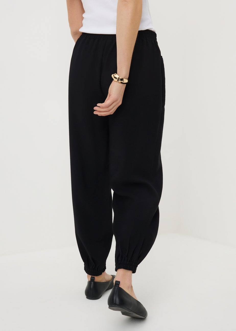 Black Cuffed Trousers