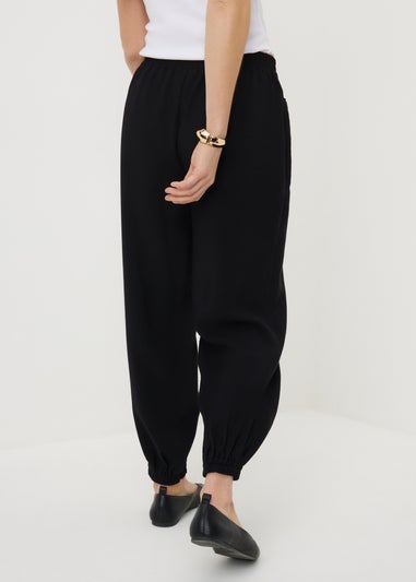 Black Cuffed Trousers