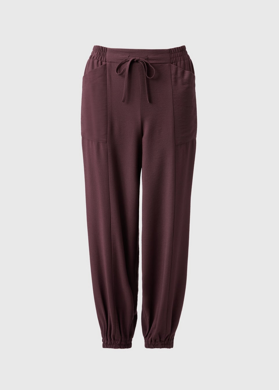Burgundy Cuffed Trousers
