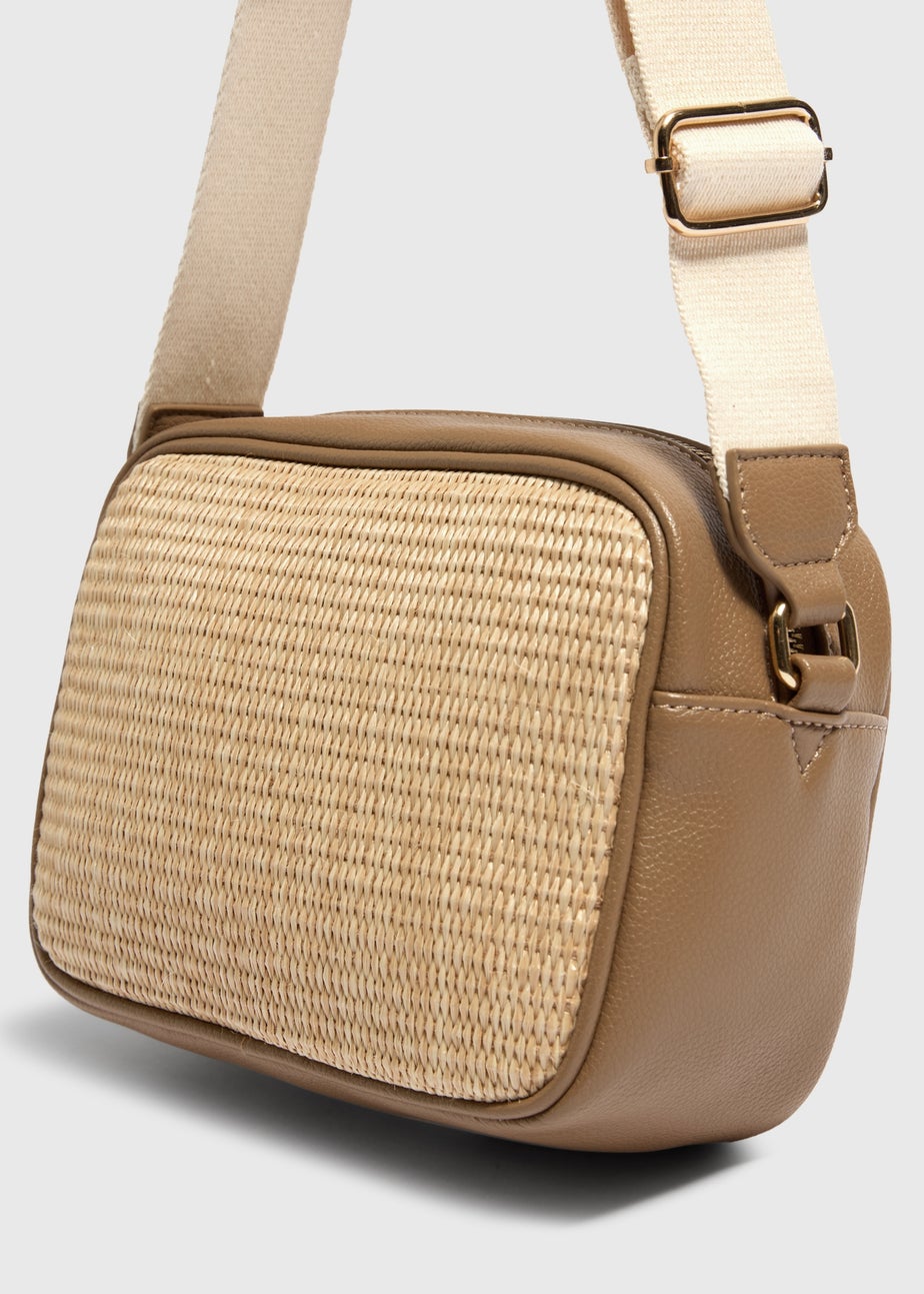 Natural Straw Camera Bag