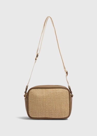 Natural Straw Camera Bag