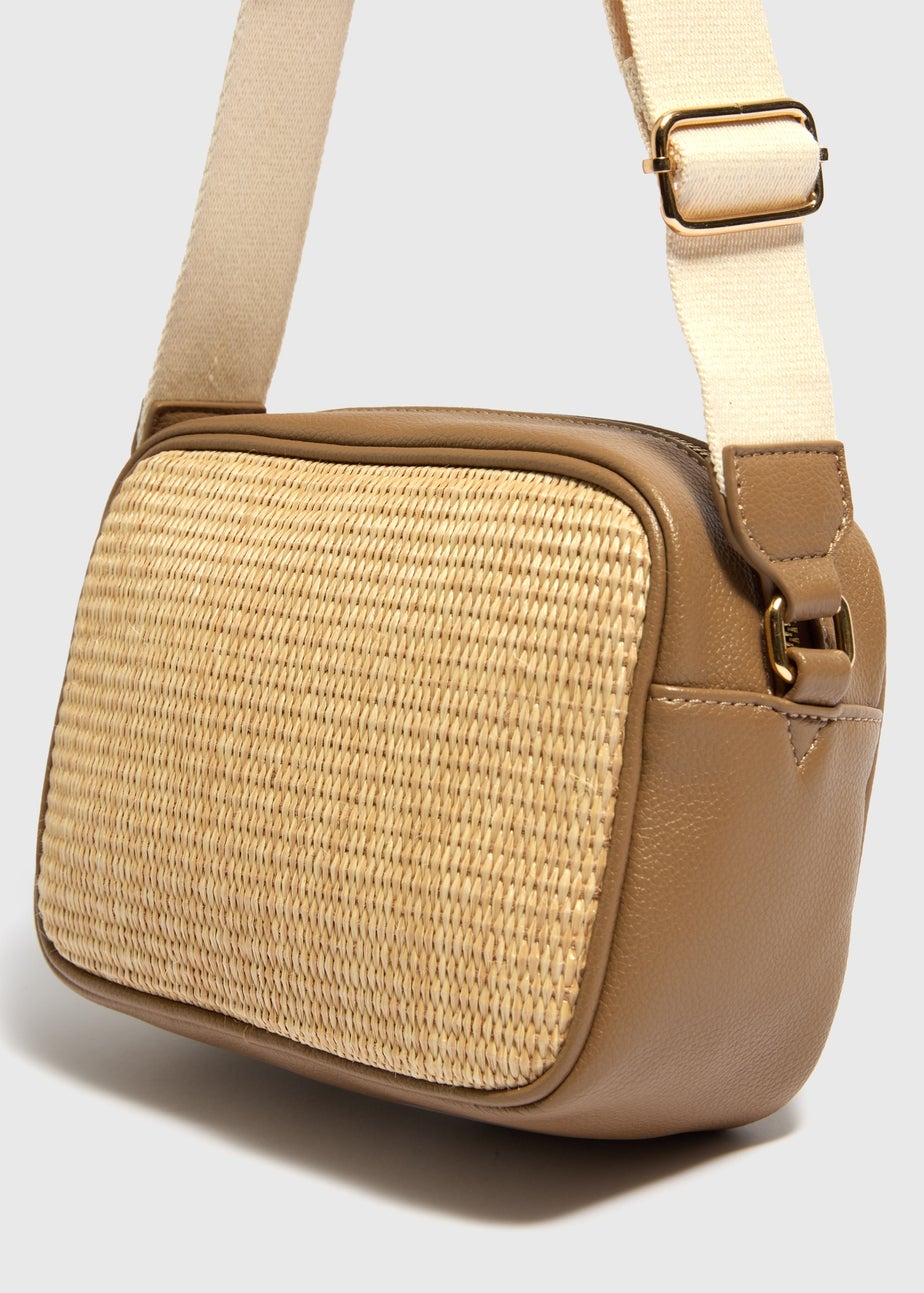 Natural Straw Camera Bag