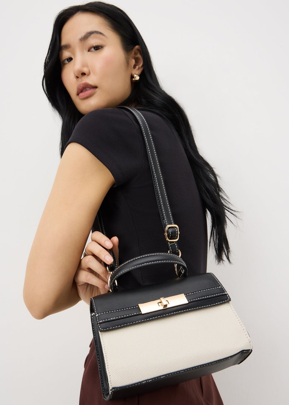 Black Purse Crossbody Bag