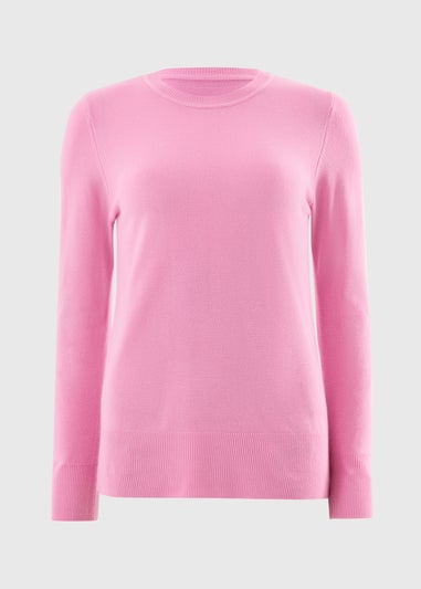 Pink Soft Crew Neck Jumper