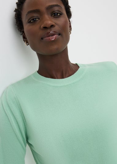 Bright Green Supersoft Crew Neck Jumper