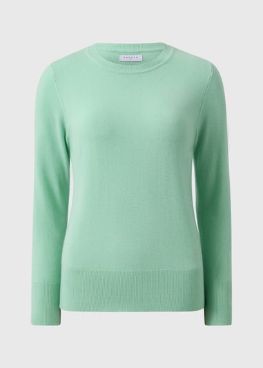 Bright Green Crew Neck Super Soft Jumper