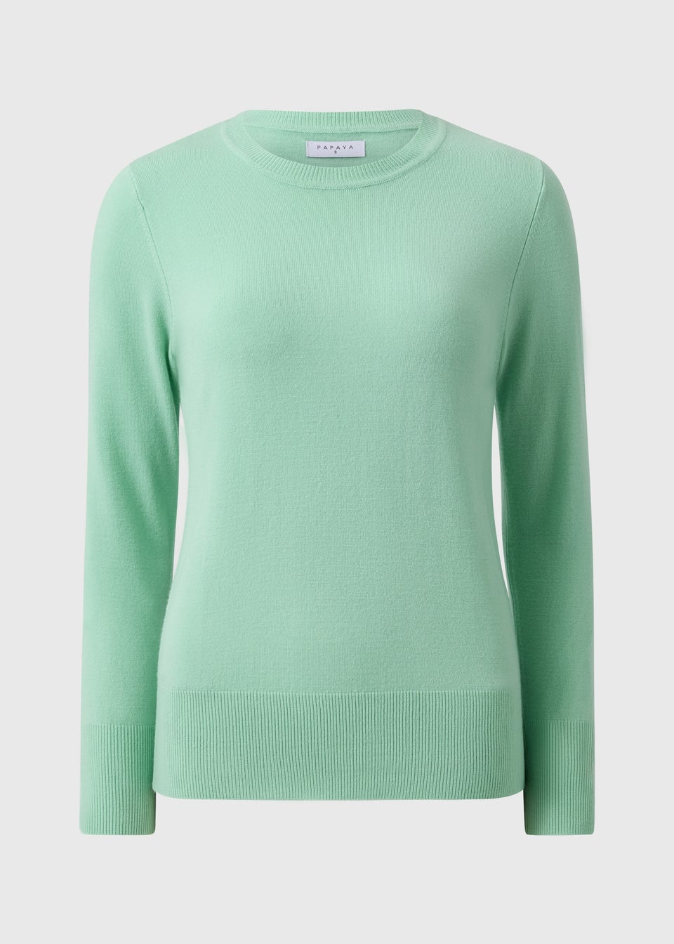 Bright Green Crew Neck Super Soft Jumper