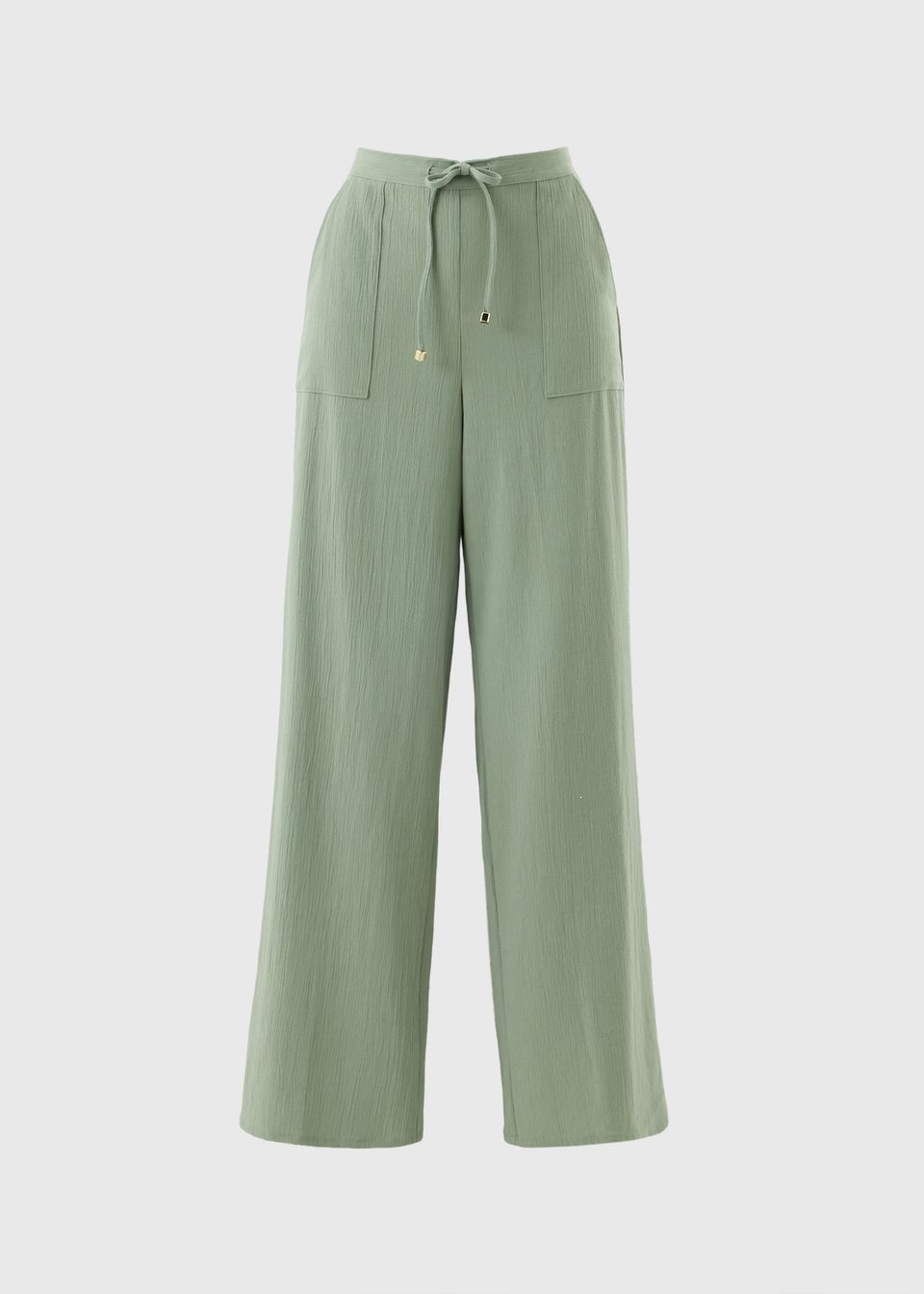 Sage Green Full Length Clipper Trousers