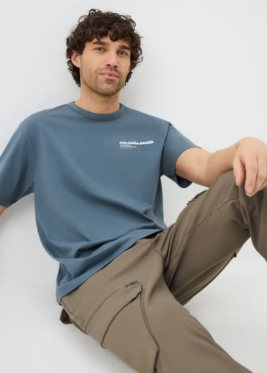 Blue Back Graphic T-Shirt