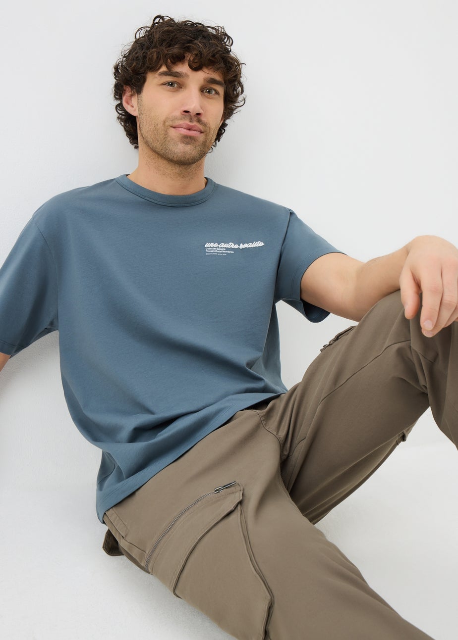 Blue Back Graphic T-Shirt